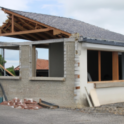 Extension de maison avec chambre d'amis Roanne